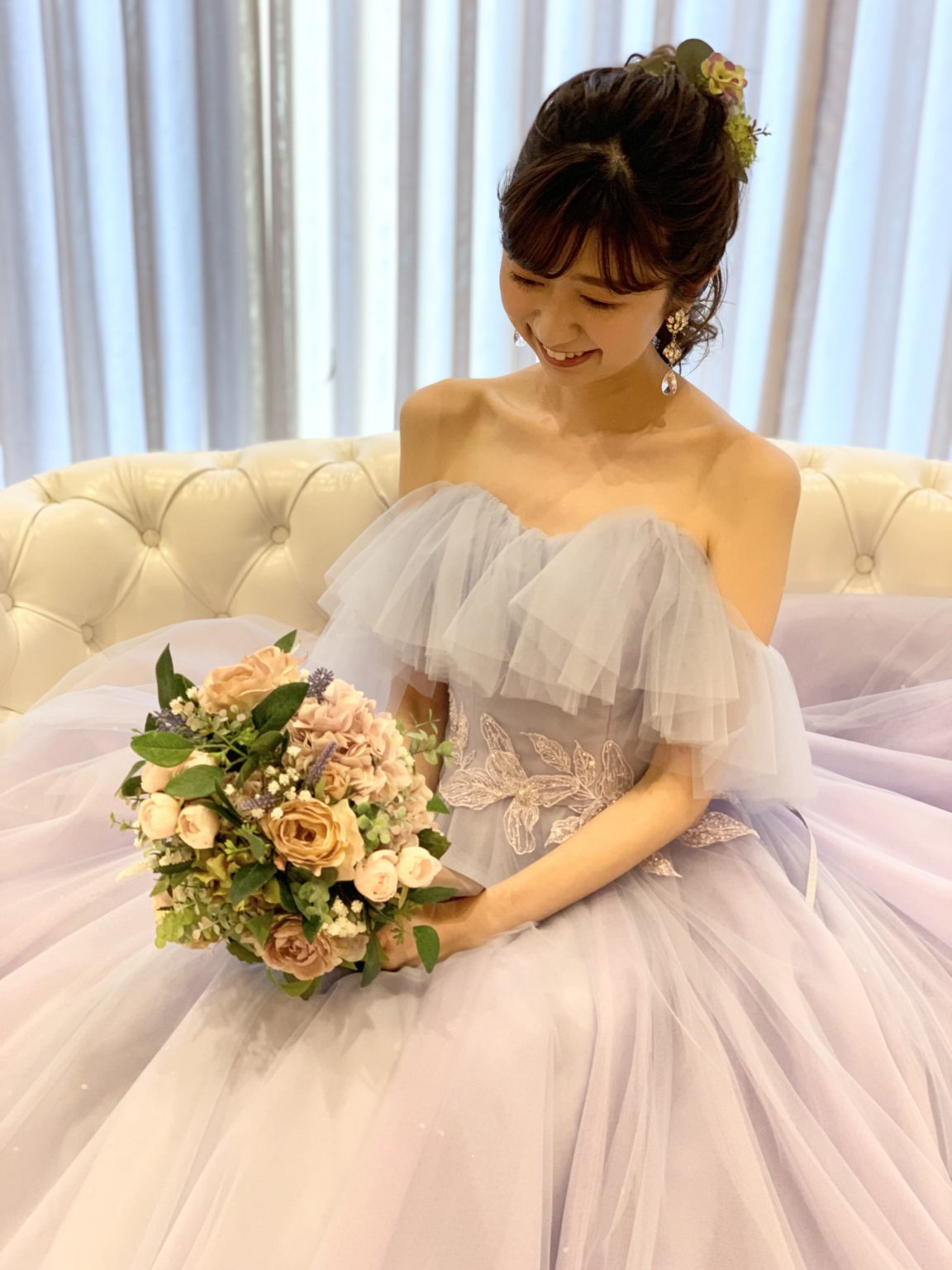 プリマカーラ東京店へお越しの花嫁さまへ、心躍る素敵なコーディネートのご紹介（カラードレス） | PRIMACARA (プリマカーラ