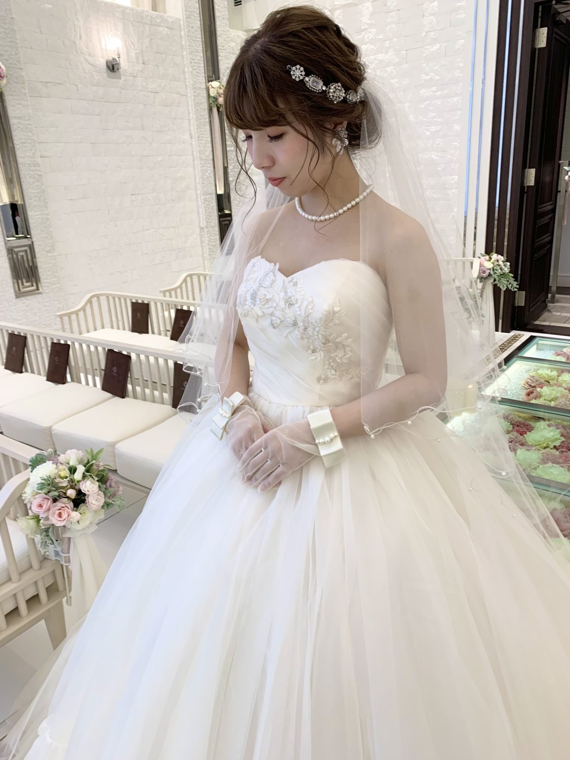 プリマカーラ東京店へお越しの花嫁さまへ、心躍る素敵なコーディネートのご紹介（ウエディングドレス） | PRIMACARA (プリマカーラ